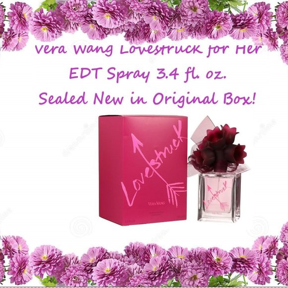 Vera Wang Other - Vera Wang Lovestruck by Vera Wang for Her EDT Spray 3.4 Fl Oz Sealed NEW in Box!